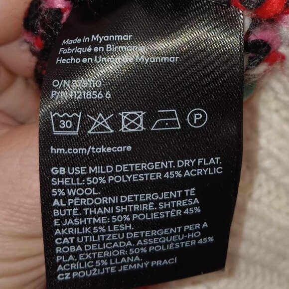 H&M Chunky Knit Christmas Sweater Size XL - Picture 7 of 10